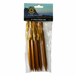 Discount 6 Piece Stake Set Tent Accessories