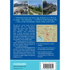 Best Alta Via 1 - Trekking in the Dolomites Maps, Guides & Compasses