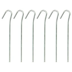 Discount Aluminium Round Wire Skewers 15cm - 6 Pack Tent Accessories