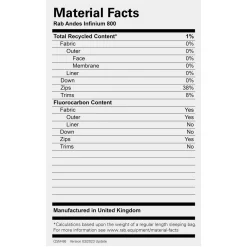 Online Andes Infinium 800 Down Sleeping Bag Down Sleeping Bags