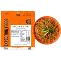 Clearance Beef Stroganoff with Rice (High Energy Serving) Main Meals