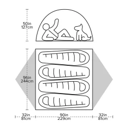 Clearance Blacktail 4 Tent Four+ Person Tents