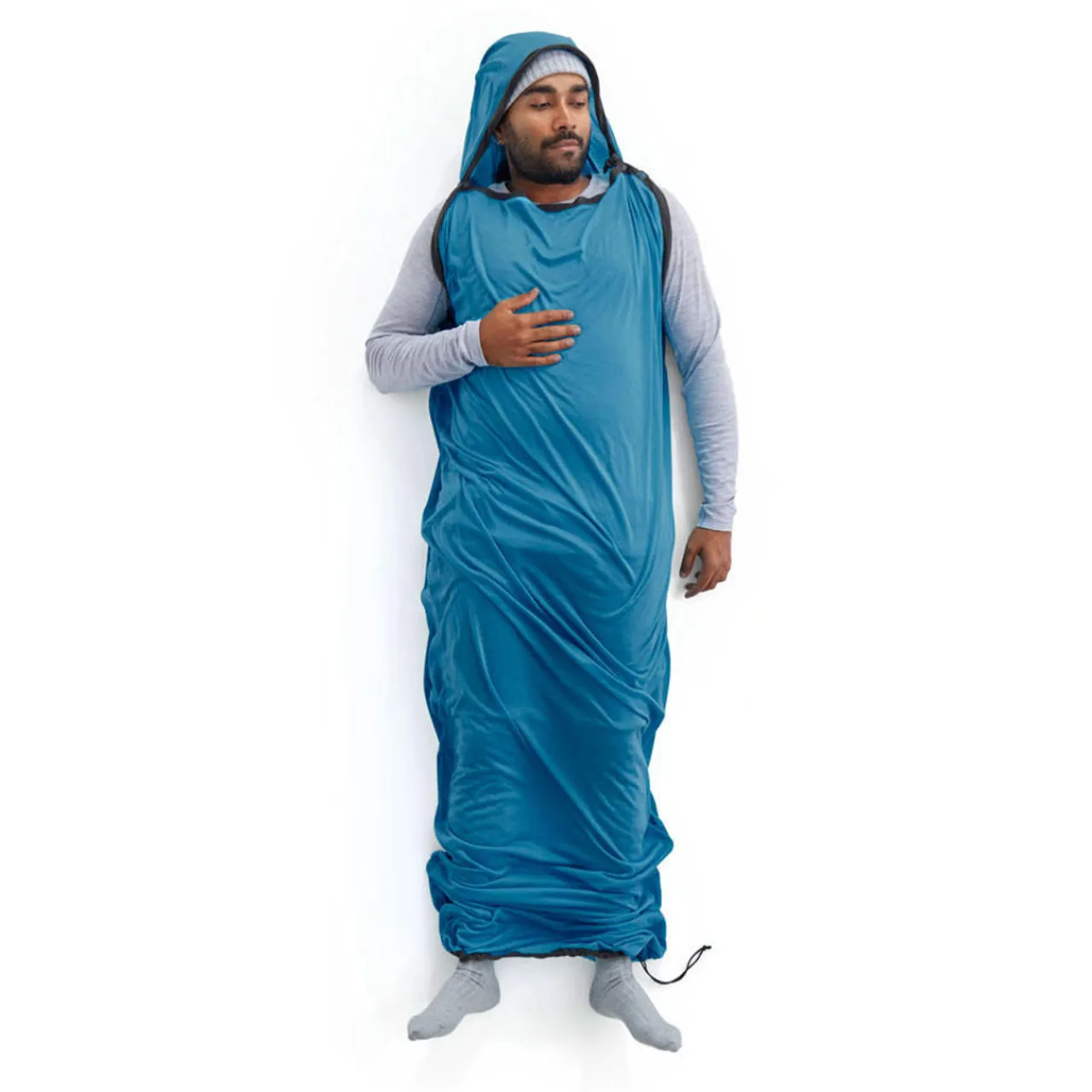 Outlet Breeze Sleeping Bag Liner - Mummy w/ Drawcord Liners