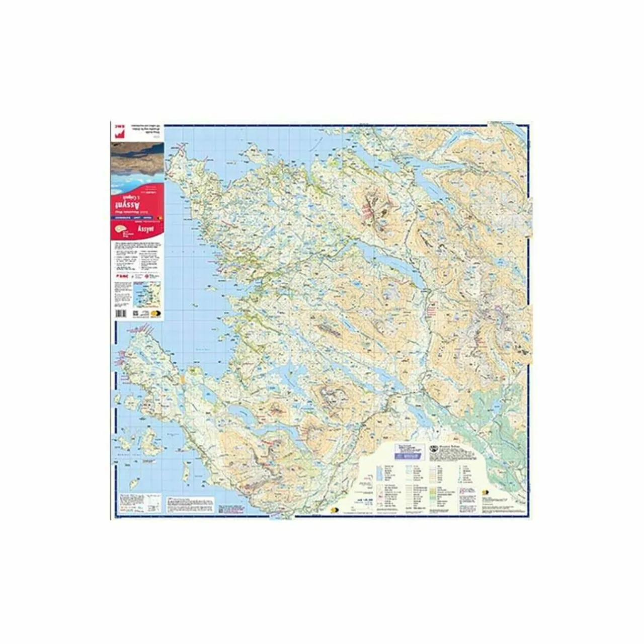 Sale British Mountain Map - Assynt & Coigach Maps, Guides & Compasses