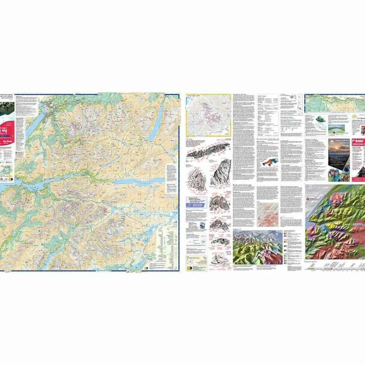 Clearance British Mountain Map - Ben Nevis & Glen Coe Maps, Guides & Compasses