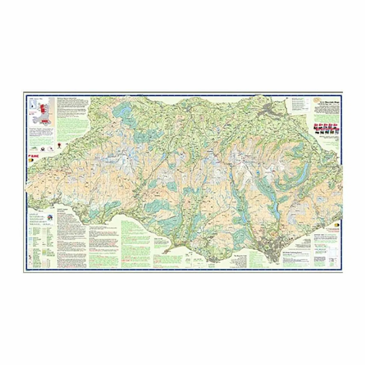 British Mountain Map - Brecon Beacons Maps, Guides & Compasses