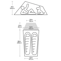 Outlet C Bar 2 Tent Two Person Tents