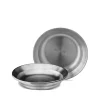 New Campfire Plate - Stainless Steel Cups Mugs Plates & Bowls