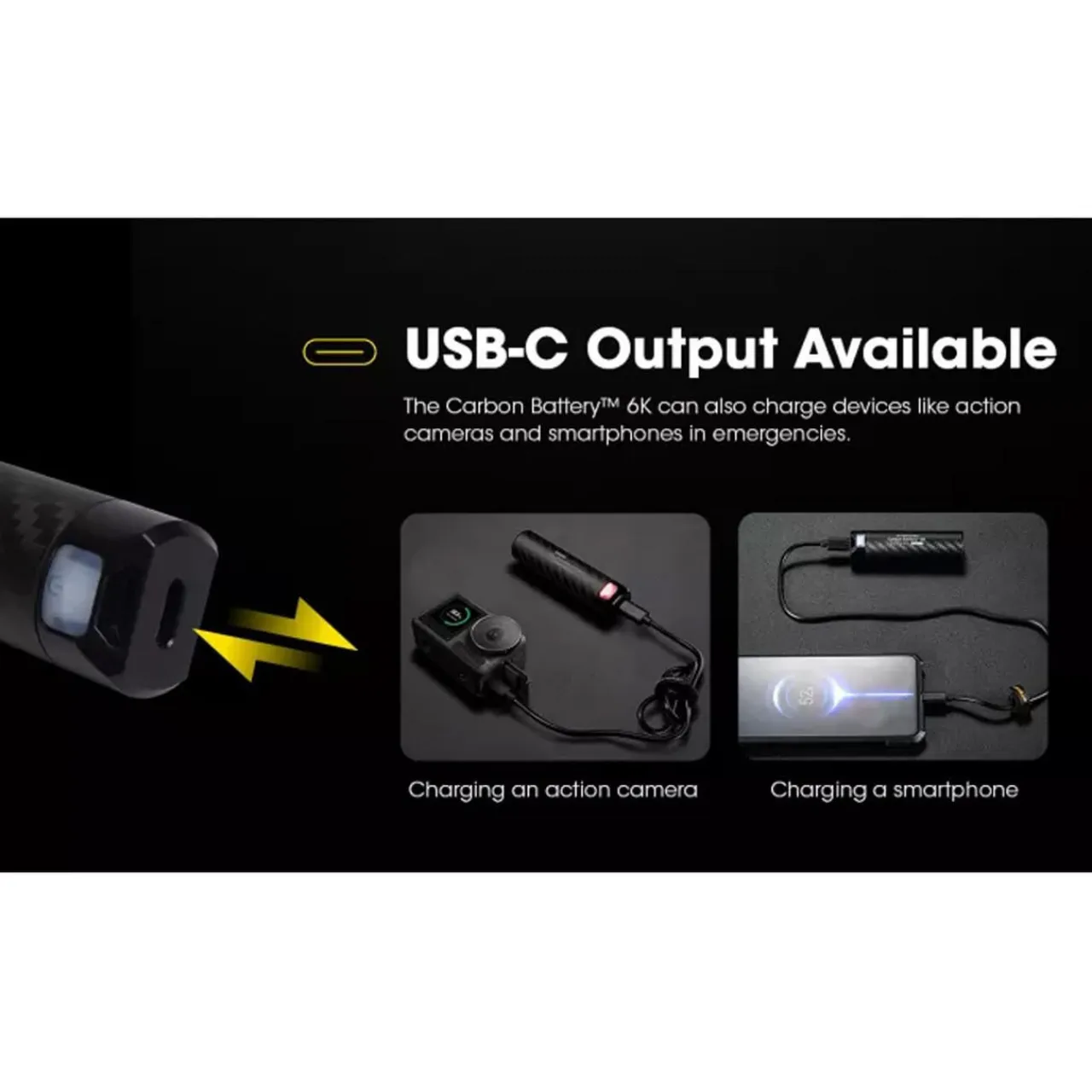 Clearance Carbon Battery 6K Power Bank Power Banks