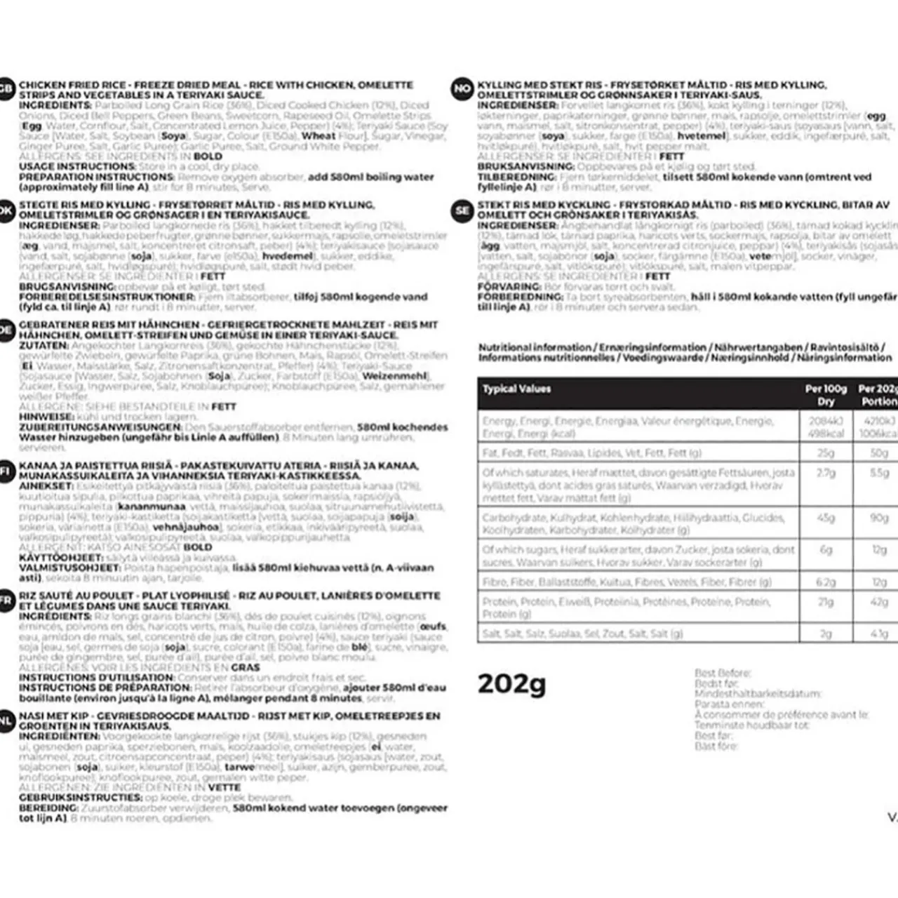 Best Chicken Fried Rice (Big Pack) Main Meals