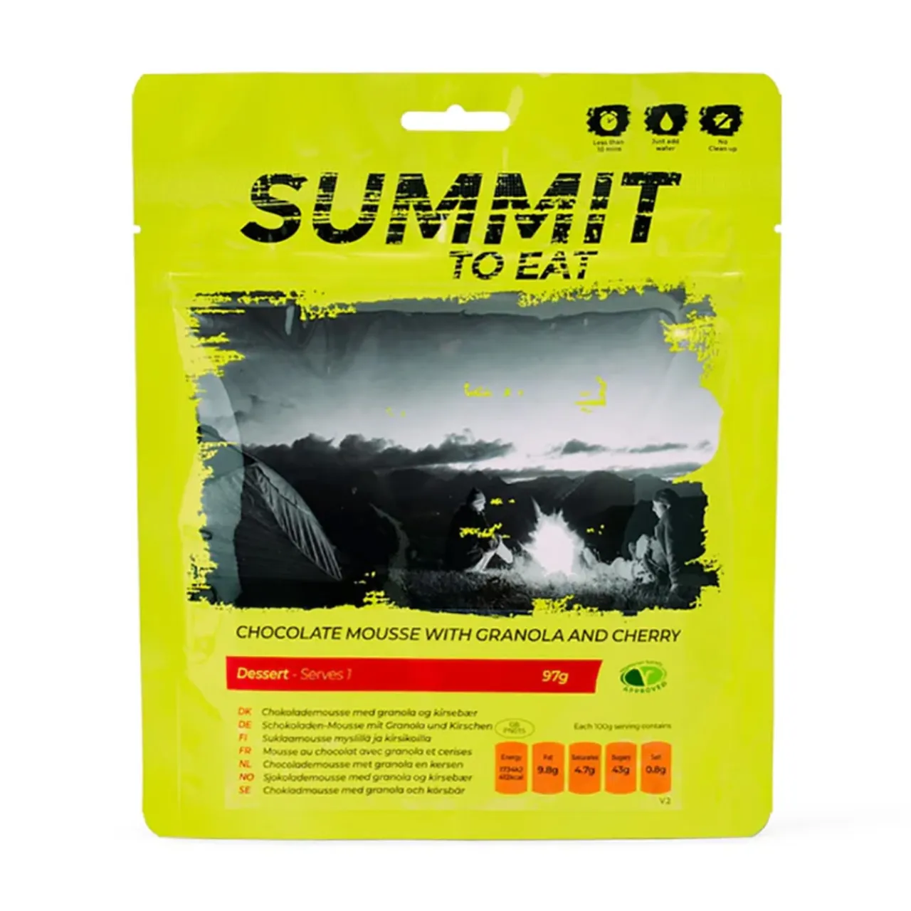 Clearance Chocolate Mousse with Granola & Cherry Desserts