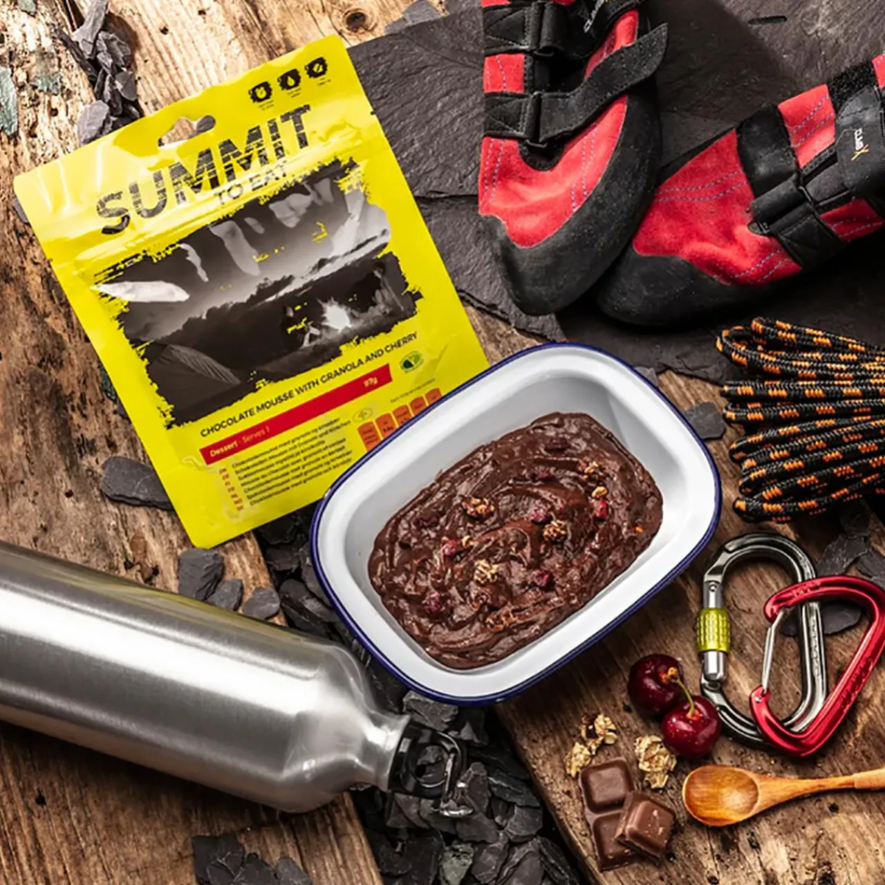 Clearance Chocolate Mousse with Granola & Cherry Desserts