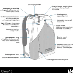 Clearance Cima 15L Daypack Day Packs