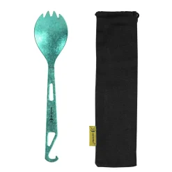 Hot Coloured Titanium Bottle Opener Spork Cutlery & Utensils
