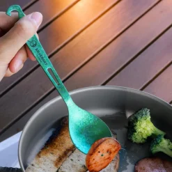 Hot Coloured Titanium Bottle Opener Spork Cutlery & Utensils