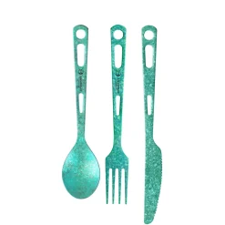New Coloured Titanium 3-Piece Cutlery Set Cutlery & Utensils