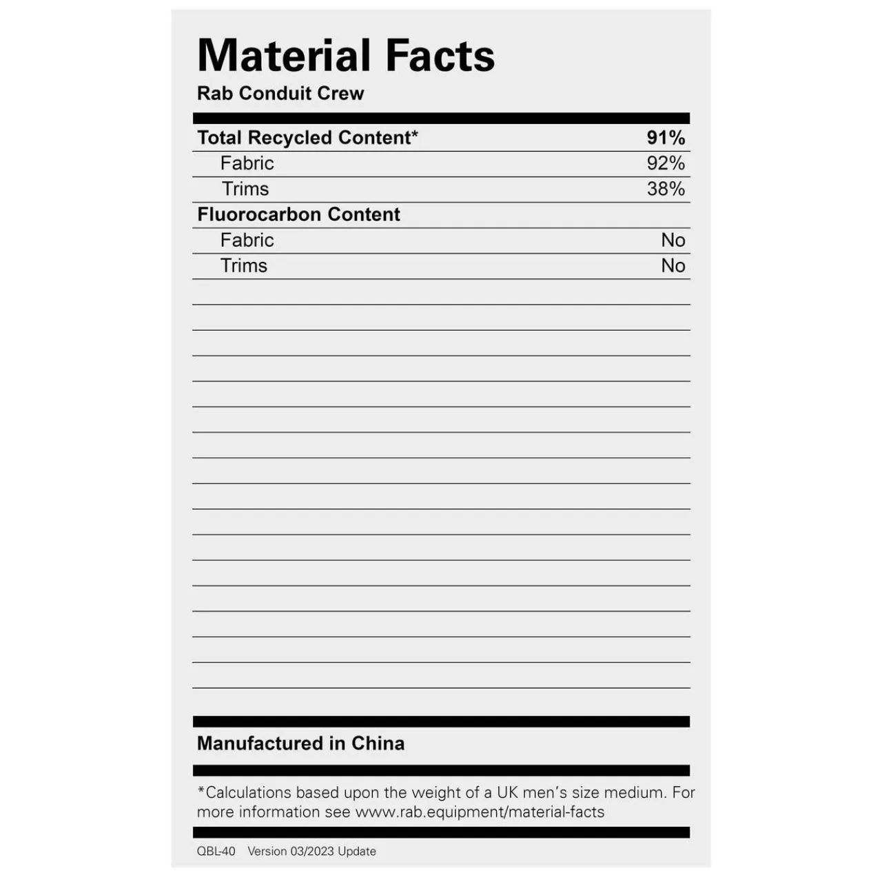 Hot Conduit Crew Baselayer - Long Sleeves