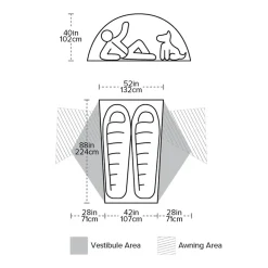 New Copper Spur Limited 2P Tent & Footprint Two Person Tents