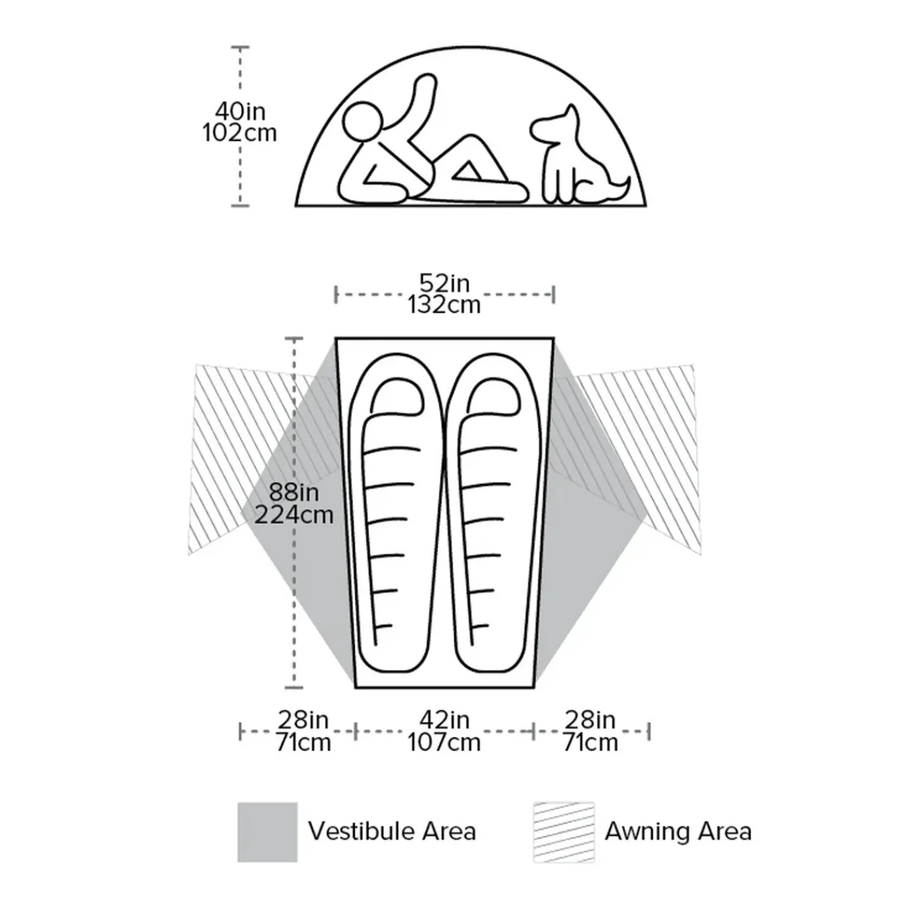 New Copper Spur Limited 2P Tent & Footprint Two Person Tents