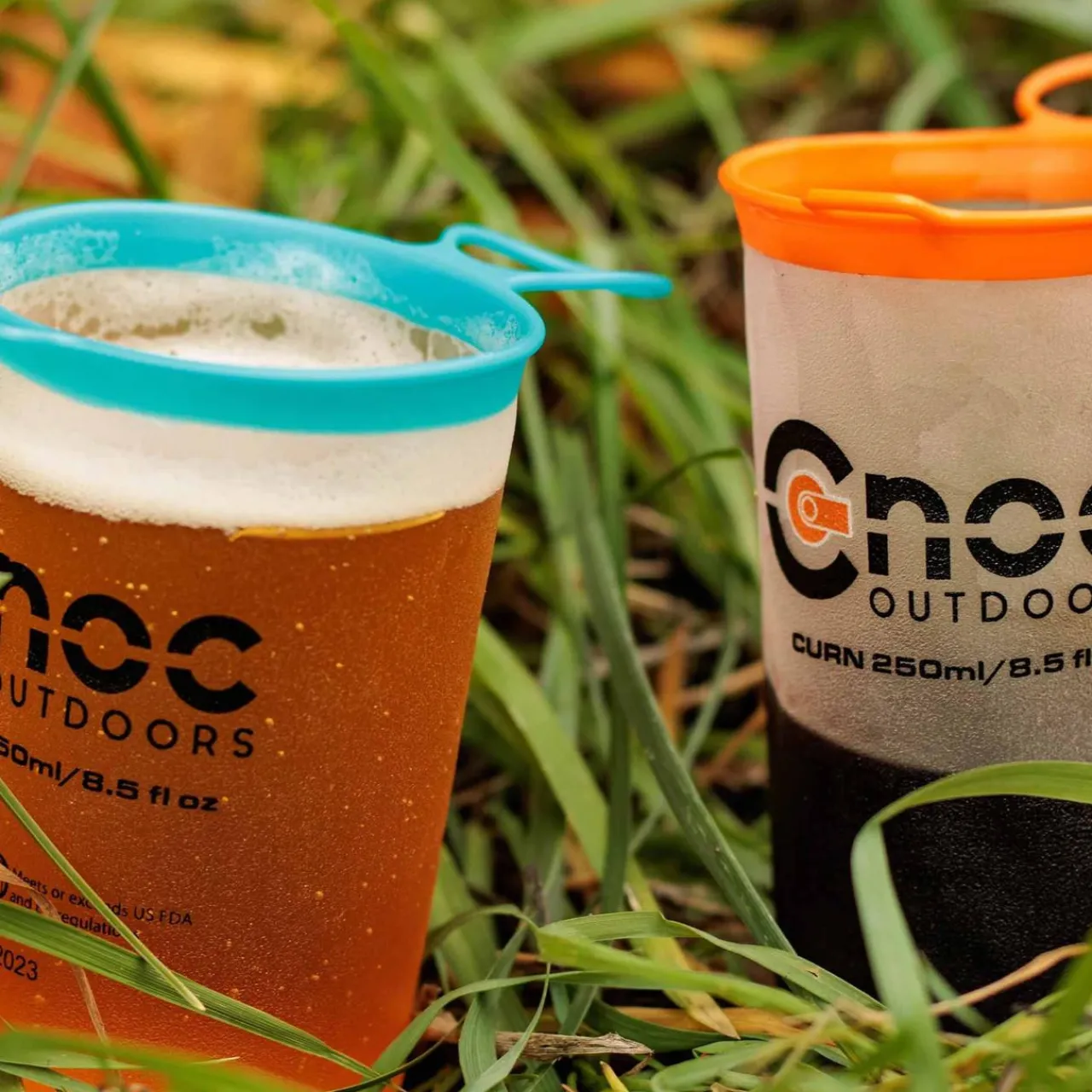 Online Curn Collapsible Cups (Pair) Water Bottles