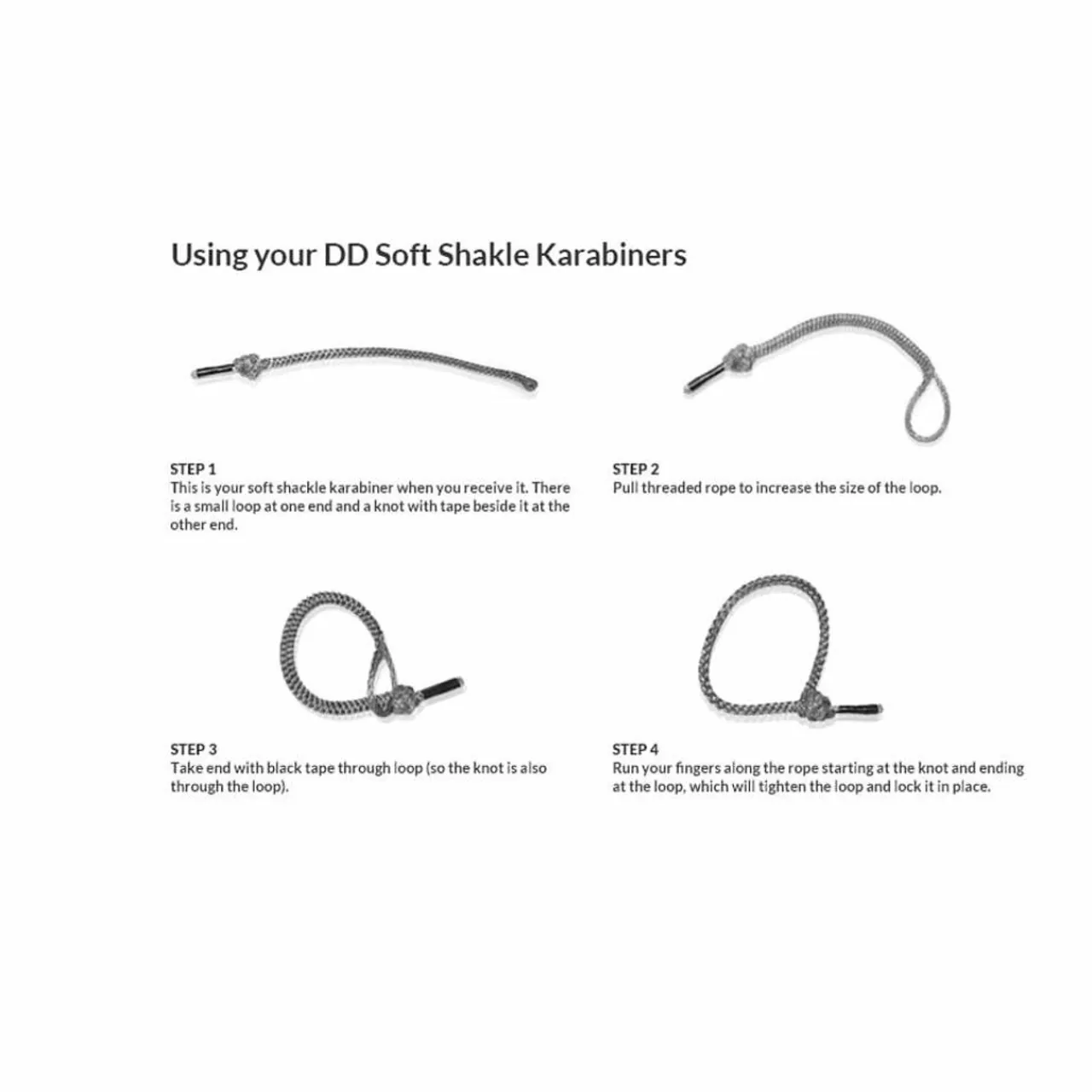 DD Soft Shackle Karabiner x2 - Regular Accessories