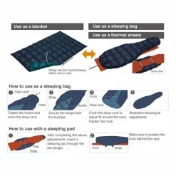 Clearance Down Sleeping Wrap #5 Quilts