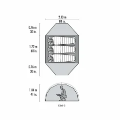New Elixir 3 Person Tent & Footprint Three+ Person Tents