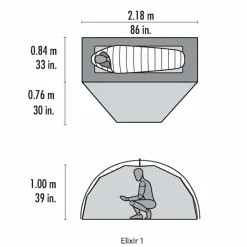 Clearance Elixir 1 Person Tent & Footprint One Person Tents