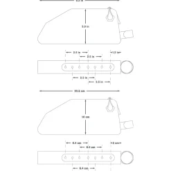 Expedition Bolt On Top Tube Pack 1L Bikepacking