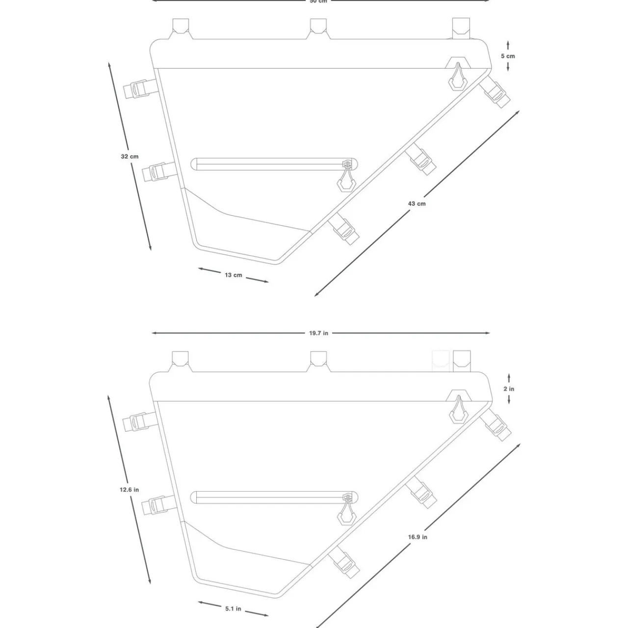 Outlet Expedition Full Frame Pack 12L Bikepacking