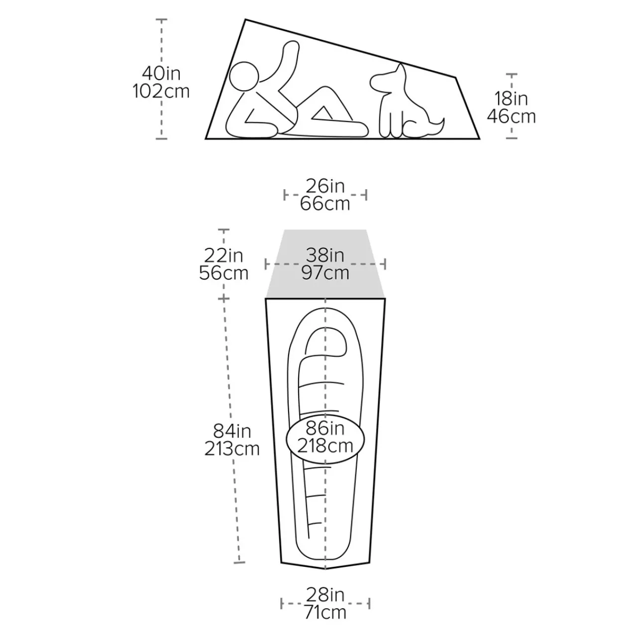 Online Fly Creek UL1 Tent One Person Tents
