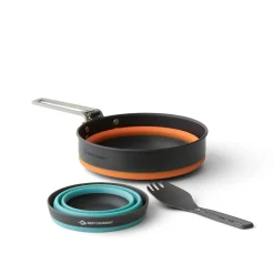 Clearance Frontier UL Collapsible One Pot Cook Set - [3 Piece] 1L Pot Pots And Pans