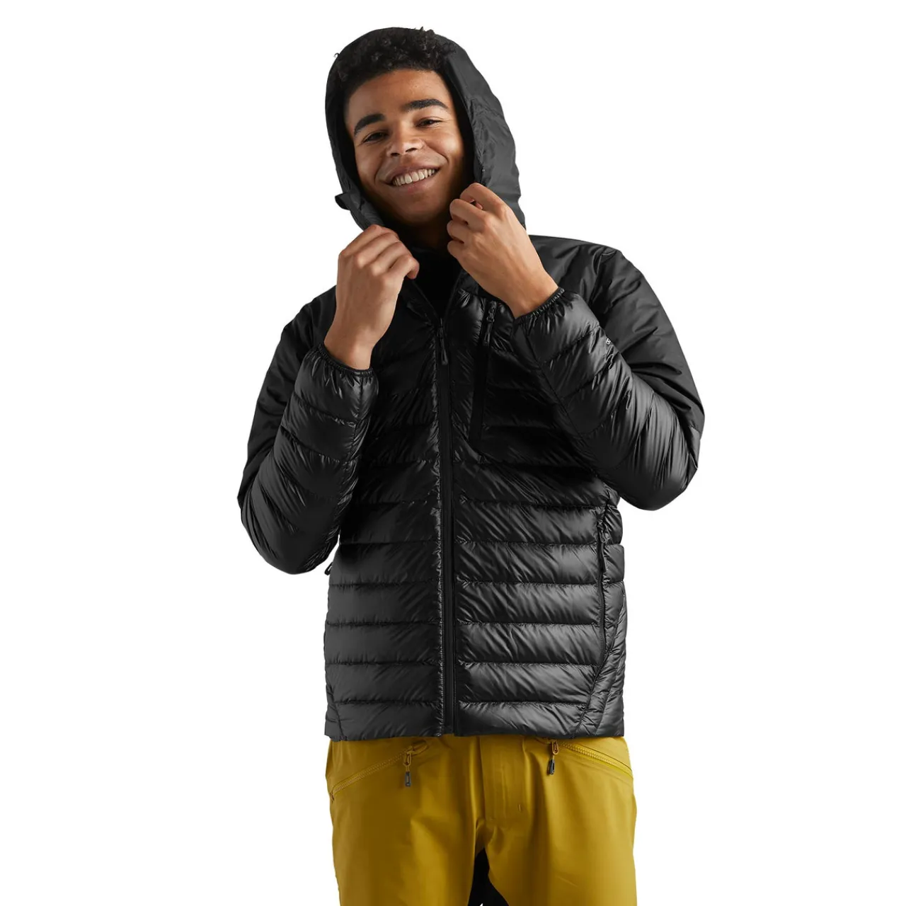 Online Helium Down Hooded Jacket Down Jackets