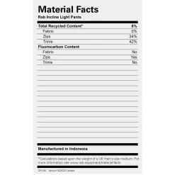 Incline Light Pants Trekking Pants