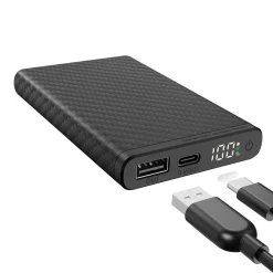 Hot K5 Carbon Fiber 10000mAh Waterproof Powerbank Power Banks|Power Banks