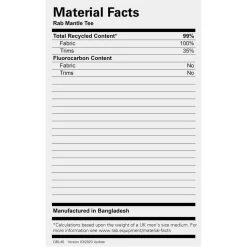 New Mantle Tee Baselayer - Short Sleeves