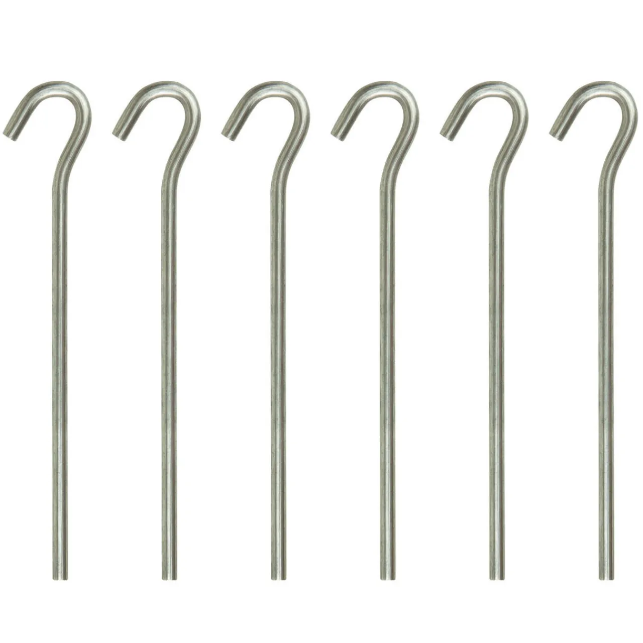 Outlet Mild Steel Round Wire Skewers 18cm - 6 Pack Tent Accessories