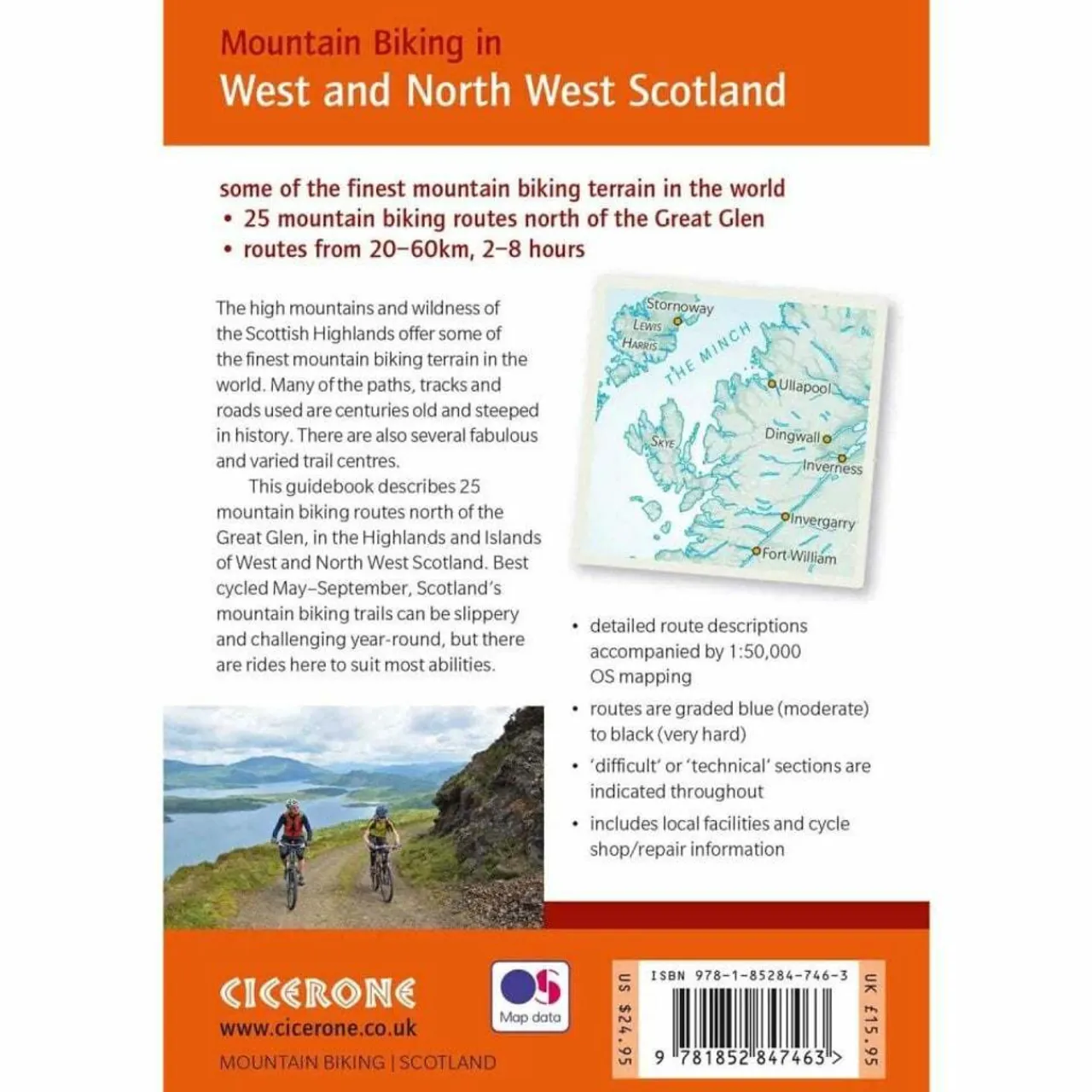 Clearance Mountain Biking in West and North West Scotland Maps, Guides & Compasses