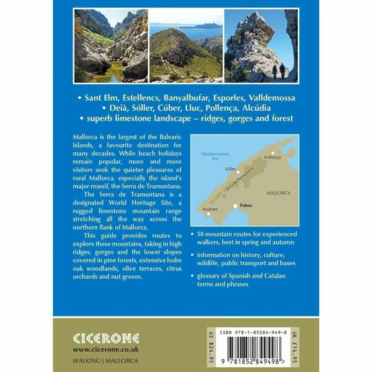 Sale Mountain Walking in Mallorca Maps, Guides & Compasses