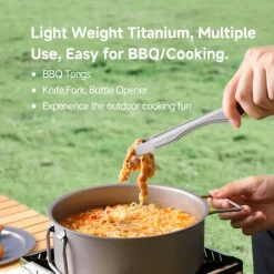 Best Multifunctional Titanium Tongs Cutlery & Utensils