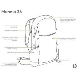 Hot Murmur 36 Hyperlight Rucksack Day Packs