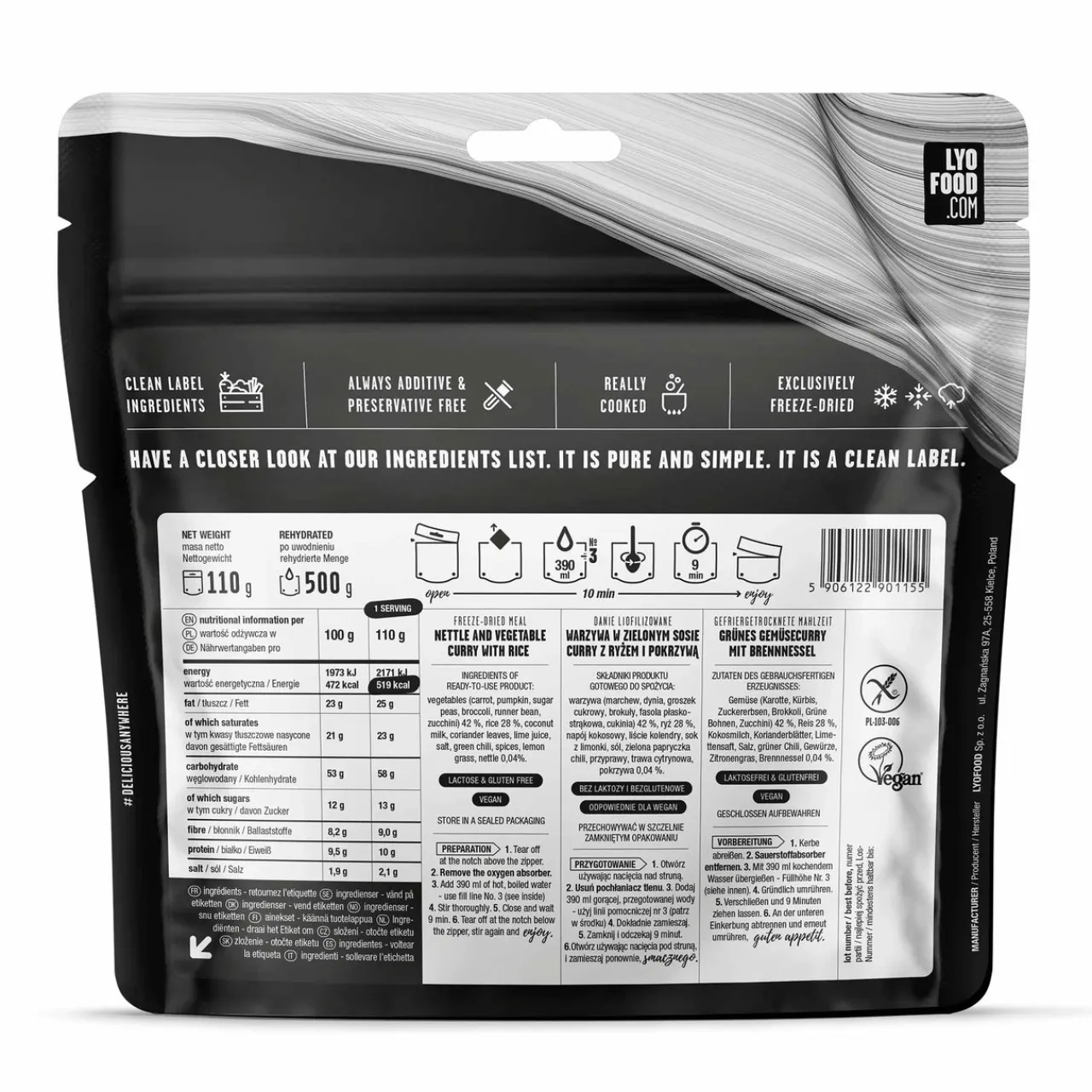 Nettle Curry (Big Pack) Main Meals