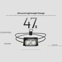 Clearance NU25 MCT UL Ultra-Light Rechargeable Head Torch Head Torches