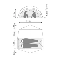 New Outer Space II Tent Two Person Tents