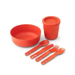 Hot Passage Dinnerware Set - 6 Piece Cutlery & Utensils|Cups Mugs Plates & Bowls