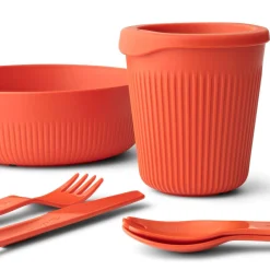 Hot Passage Dinnerware Set - 6 Piece Cutlery & Utensils|Cups Mugs Plates & Bowls