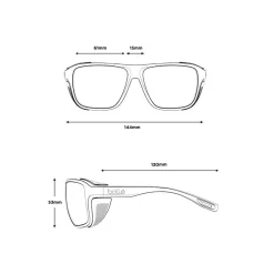 Online Pathfinder Sunglasses - Phantom Black Gun Photochromic Lens Sunglasses