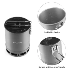 Best Petrel G3 Ultralight Pot 600ml with Heat Exchanger Pots And Pans