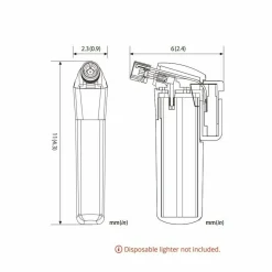 Best Pocket Blow Torch - Wind Resistant Lighter Stove Accessories & Spares