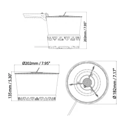 Discount PrimeTech Stove Set 2.3L Gas Stoves